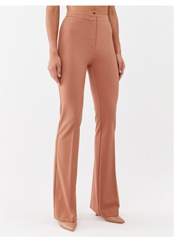 Pinko Spodnie materiałowe Hulka Pantalone 100054 A15M Brązowy Regular Fit ze sklepu MODIVO w kategorii Spodnie damskie - zdjęcie 183949153