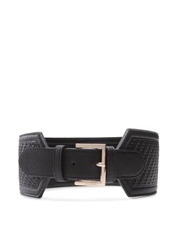 Pasek na talię Guess Abey Belts BW7793 VIN80 Czarny ze sklepu eobuwie.pl w kategorii Paski damskie - zdjęcie 183969320