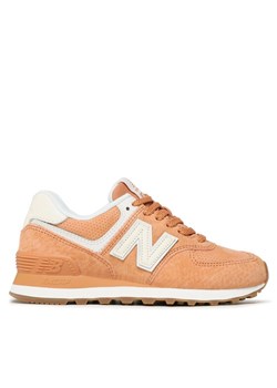 Sneakersy New Balance WL574NB Pomarańczowy ze sklepu eobuwie.pl w kategorii Buty sportowe damskie - zdjęcie 183969380