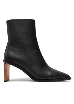 Botki Calvin Klein Ankle Boot 70 Lth HW0HW02092 Czarny ze sklepu eobuwie.pl w kategorii Botki - zdjęcie 183969424