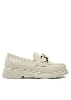 Loafersy Patrizia Pepe PJ282.02 Écru ze sklepu eobuwie.pl w kategorii Lordsy damskie - zdjęcie 183969460