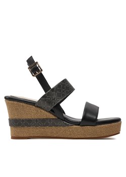 Sandały U.S. Polo Assn. Alyssa019 Print Czarny ze sklepu eobuwie.pl w kategorii Sandały damskie - zdjęcie 183969650