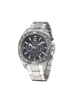 Zegarek Nautica Sporty Chronograph NAPBSS505 Srebrny ze sklepu eobuwie.pl w kategorii Zegarki - zdjęcie 183969664