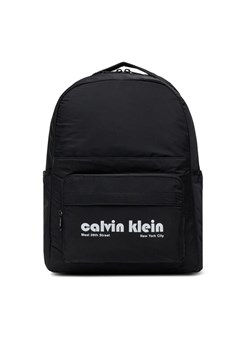 Plecak Calvin Klein Jeans Ckj Graphic Ck Multi Funct Backp LV04G3162G Czarny ze sklepu eobuwie.pl w kategorii Plecaki - zdjęcie 183969683