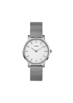 Zegarek Timex Transcend TW2Y10200 Srebrny ze sklepu eobuwie.pl w kategorii Zegarki - zdjęcie 183969731