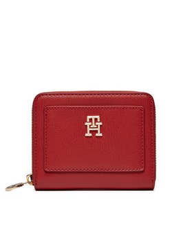 Duży Portfel Damski Tommy Hilfiger Distinct Med Za AW0AW16722 Czerwony - id: 8720636870205 - marki Tommy Hilfiger - 183969800 Duży Portfel Damski Tommy Hilfiger Distinct Med Za AW0AW16722 Czerwony ze sklepu eobuwie.pl w kategorii Portfele damskie - zdjęcie 183969800