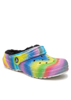 Klapki Crocs Classic Lined Spray Dye Clog K 208081 Kolorowy ze sklepu eobuwie.pl w kategorii Klapki dziecięce - zdjęcie 183969862