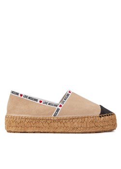 Espadryle LOVE MOSCHINO JA10553G0IIG0131 Beżowy ze sklepu eobuwie.pl w kategorii Espadryle damskie - zdjęcie 183969863