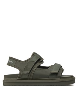 Sandały Calvin Klein Jeans Sandal Velcro Np In Mr YM0YM00940 Zielony ze sklepu eobuwie.pl w kategorii Sandały męskie - zdjęcie 183969981