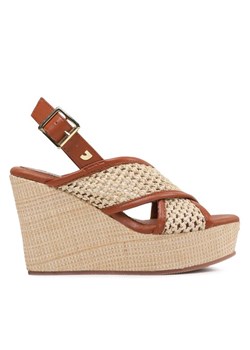Espadryle Gioseppo BUSSANG 68839-P Brązowy - id: 0000302076970 - marki Gioseppo - 183970072 Espadryle Gioseppo BUSSANG 68839-P Brązowy ze sklepu eobuwie.pl w kategorii Sandały damskie - zdjęcie 183970072