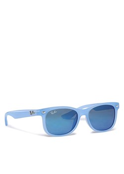 Okulary przeciwsłoneczne dziecięce Ray-Ban 0RJ9052S 714855 Błękitny ze sklepu eobuwie.pl w kategorii Okulary przeciwsłoneczne dziecięce - zdjęcie 183970352