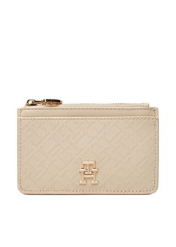 Etui na karty kredytowe Tommy Hilfiger Th Distinct Long Cc Holder Mono AW0AW17401 Écru ze sklepu eobuwie.pl w kategorii Etui - zdjęcie 183970604