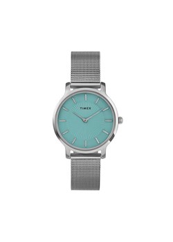 Zegarek Timex Transcend TW2Y10100 Srebrny ze sklepu eobuwie.pl w kategorii Zegarki - zdjęcie 183970691