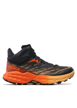 Trekkingi Hoka Speedgoat 5 Mid Gtx GORE-TEX 1127918 Czarny ze sklepu eobuwie.pl w kategorii Buty sportowe męskie - zdjęcie 183970784