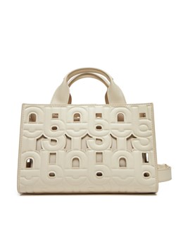 Torebka TOUS Shopper M. Amaya T Manifesto Cut 2002042101 Beżowy ze sklepu eobuwie.pl w kategorii Kuferki - zdjęcie 183970991