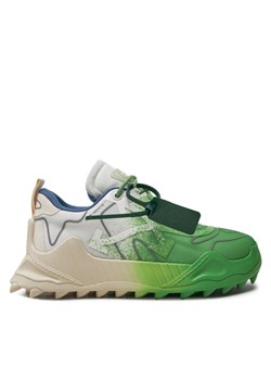 Sneakersy Off-White OMIA139S22FAB0020155 Zielony ze sklepu eobuwie.pl w kategorii Buty sportowe męskie - zdjęcie 183971002
