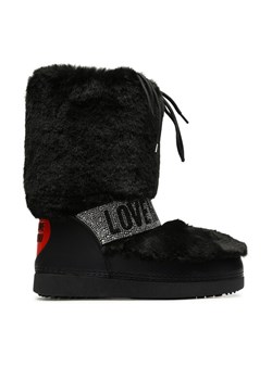 Śniegowce LOVE MOSCHINO JA24222G0HJW0000 Czarny ze sklepu eobuwie.pl w kategorii Śniegowce damskie - zdjęcie 183971140