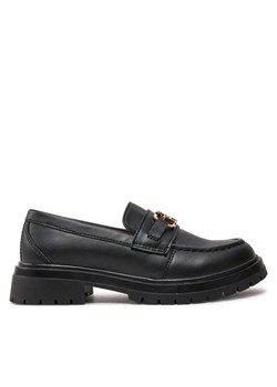 Półbuty Tommy Hilfiger T3A4-33571-1351999 M Czarny ze sklepu eobuwie.pl w kategorii Mokasyny dziecięce - zdjęcie 183971180