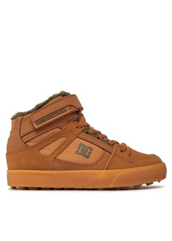 Sneakersy DC Pure Ht Wnt Ev ADBS300327 Brązowy ze sklepu eobuwie.pl w kategorii Buty zimowe dziecięce - zdjęcie 183971191