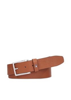 Pasek Męski Tommy Hilfiger Oliver 3.5 Adj AM0AM12166 Brązowy ze sklepu eobuwie.pl w kategorii Paski męskie - zdjęcie 183971211