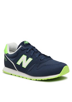 Sneakersy New Balance YC373XS2 Granatowy ze sklepu eobuwie.pl w kategorii Buty sportowe damskie - zdjęcie 183971462