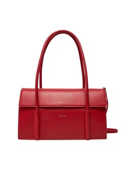 Torebka Calvin Klein Ck Linn Shoulder Bag K60K613111 Czerwony ze sklepu eobuwie.pl w kategorii Torebki damskie - zdjęcie 183971474