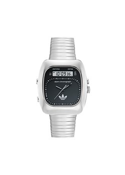 Zegarek adidas Retro Wave Three Chronograph AOSY25013 Srebrny ze sklepu eobuwie.pl w kategorii Zegarki - zdjęcie 183971490