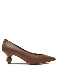 Czółenka Weekend Max Mara Renza 24255260346 Brązowy ze sklepu eobuwie.pl w kategorii Czółenka - zdjęcie 183971550