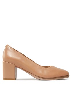 Czółenka Clarks Freva 55 Court 261709634 Beżowy ze sklepu eobuwie.pl w kategorii Czółenka - zdjęcie 183971584
