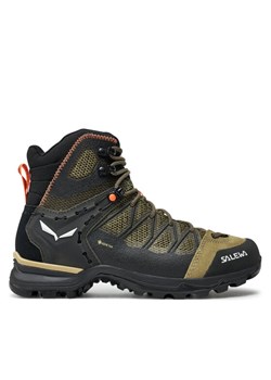 Trekkingi Salewa Ws Mtn Trainer Lite Mid Gtx GORE-TEX 61360 Brązowy ze sklepu eobuwie.pl w kategorii Buty trekkingowe damskie - zdjęcie 183971613