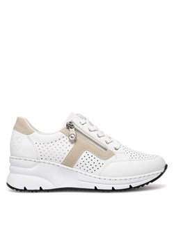Sneakersy Rieker N6304-80 Biały - id: 2230056222875 - marki Rieker - 183971700 Sneakersy Rieker N6304-80 Biały ze sklepu eobuwie.pl w kategorii Półbuty damskie - zdjęcie 183971700