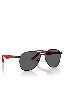 Okulary przeciwsłoneczne Emporio Armani 0EK2001 3001T353 Czarny ze sklepu eobuwie.pl w kategorii Okulary przeciwsłoneczne męskie - zdjęcie 183971703