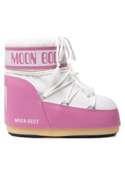 Śniegowce Moon Boot Mb Icon Low Nylon 80D1409340 Różowy ze sklepu eobuwie.pl w kategorii Buty zimowe dziecięce - zdjęcie 183971771