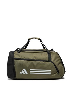Torba adidas Essentials 3-Stripes Duffel Bag Medium IZ1918 Zielony ze sklepu eobuwie.pl w kategorii Torby sportowe - zdjęcie 183971800