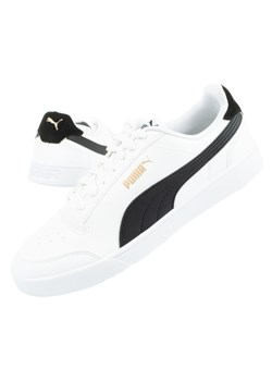 Buty Puma Shuffle 309668 03 białe ze sklepu ButyModne.pl w kategorii Trampki męskie - zdjęcie 183985023