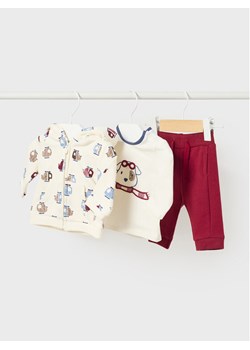 Mayoral Komplet bluza, bluzka i spodnie 2.686 Écru Regular Fit ze sklepu MODIVO w kategorii Komplety niemowlęce - zdjęcie 183985110