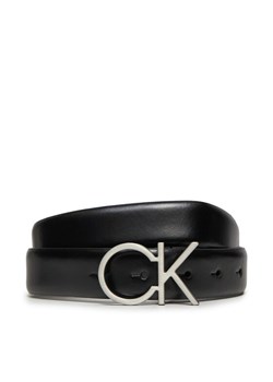 Calvin Klein Pasek Damski Re-Lock Ck Logo Belt 30Mm K60K610157 Czarny ze sklepu MODIVO w kategorii Paski damskie - zdjęcie 183985131