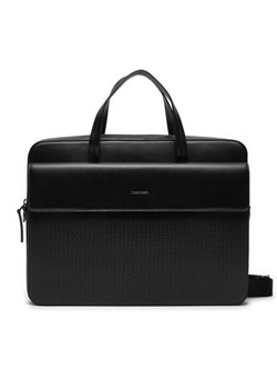 Calvin Klein Torba na laptopa Vertical Lines K50K512257 Czarny - id: 8720639573271 - marki Calvin Klein - 183985134 Calvin Klein Torba na laptopa Vertical Lines K50K512257 Czarny ze sklepu MODIVO w kategorii Torby na laptopa - zdjęcie 183985134