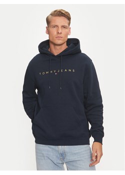 Tommy Jeans Bluza DM0DM20503 Granatowy Regular Fit ze sklepu MODIVO w kategorii Bluzy męskie - zdjęcie 183985154