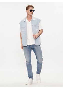 Calvin Klein Jeans Kamizelka J30J325309 Niebieski Regular Fit ze sklepu MODIVO w kategorii Kamizelki męskie - zdjęcie 183985211