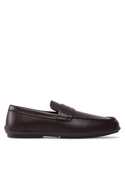 Calvin Klein Mokasyny Driver High Freq Lth HM0HM00969 Brązowy ze sklepu MODIVO w kategorii Mokasyny męskie - zdjęcie 183985251