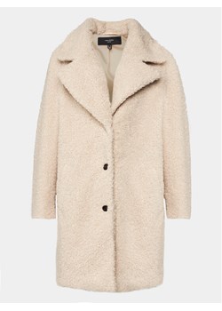 Vero Moda Curve Kożuch 10299551 Beżowy Regular Fit - id: 0000303242428 - marki Vero Moda - 183985261 Vero Moda Curve Kożuch 10299551 Beżowy Regular Fit ze sklepu MODIVO w kategorii Płaszcze damskie - zdjęcie 183985261
