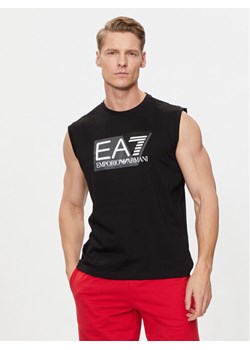 EA7 Emporio Armani T-Shirt 3DPT80 PJ02Z 1200 Czarny Regular Fit ze sklepu MODIVO w kategorii T-shirty męskie - zdjęcie 183985284