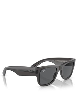 Ray-Ban Okulary przeciwsłoneczne Mega Wayfarer 0RB0840S 1406B1 Czarny ze sklepu MODIVO w kategorii Okulary przeciwsłoneczne damskie - zdjęcie 183985303