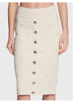 Pinko Spódnica ołówkowa 100144 A0HW Beżowy Slim Fit ze sklepu MODIVO w kategorii Spódnice - zdjęcie 183985334