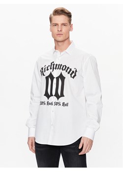 John Richmond Koszula RMP23011CA Biały Regular Fit ze sklepu MODIVO w kategorii Koszule męskie - zdjęcie 183985361