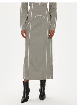 Gestuz Spódnica maxi Pippa 10908667 Szary Slim Fit ze sklepu MODIVO w kategorii Spódnice - zdjęcie 183985383
