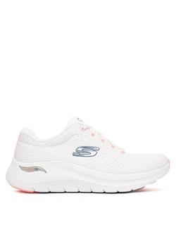 Skechers Sneakersy Arch Fit 2.0-Big League 150051/WPKB Biały ze sklepu MODIVO w kategorii Buty sportowe damskie - zdjęcie 183985394
