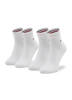 Tommy Hilfiger Zestaw 2 par niskich skarpet unisex 342025001 Biały ze sklepu MODIVO w kategorii Skarpetki męskie - zdjęcie 183985401