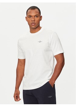 Aeronautica Militare T-Shirt 242TS2065J592 Biały Regular Fit ze sklepu MODIVO w kategorii T-shirty męskie - zdjęcie 183985414